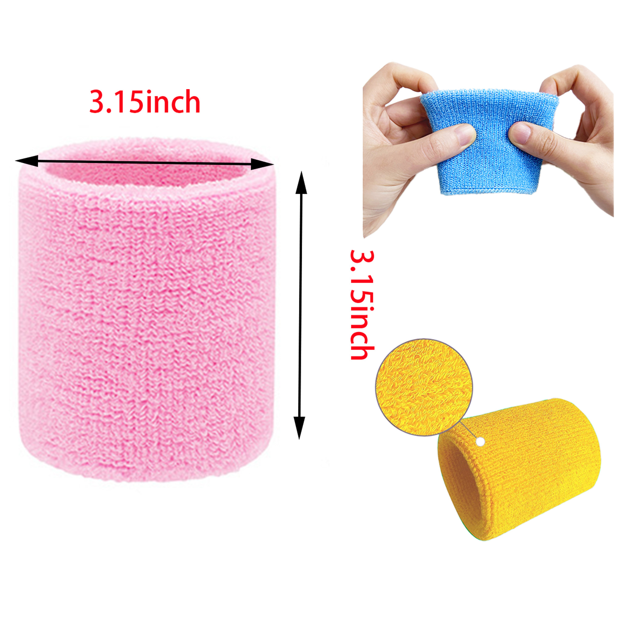 MOQ 50 Sweat-absorbing Towel Wrist Guard 5