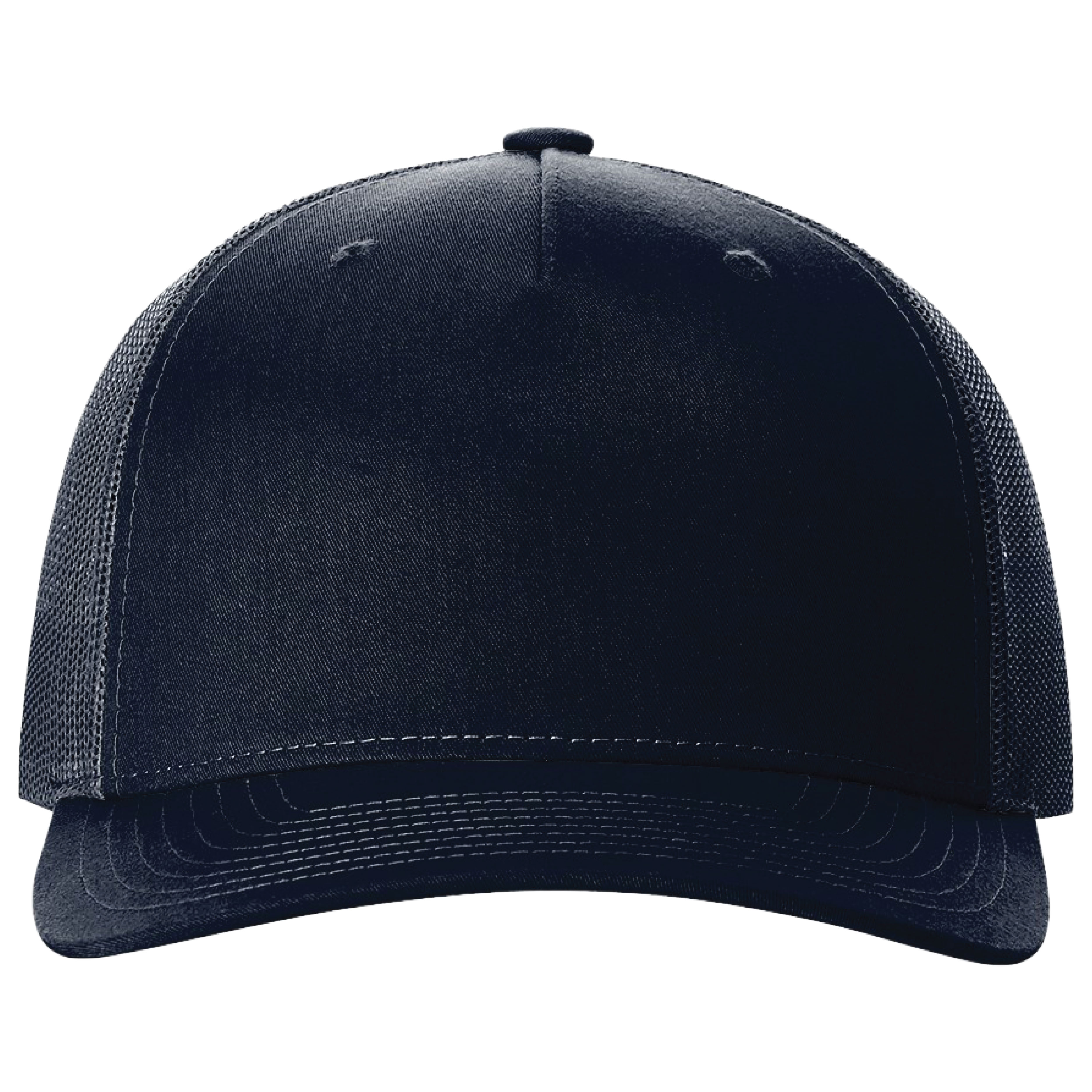 Richardson 112FP 5-Panel Snapback Trucker Hat w/Leatherette Adhesive Patches or Embroidery 93