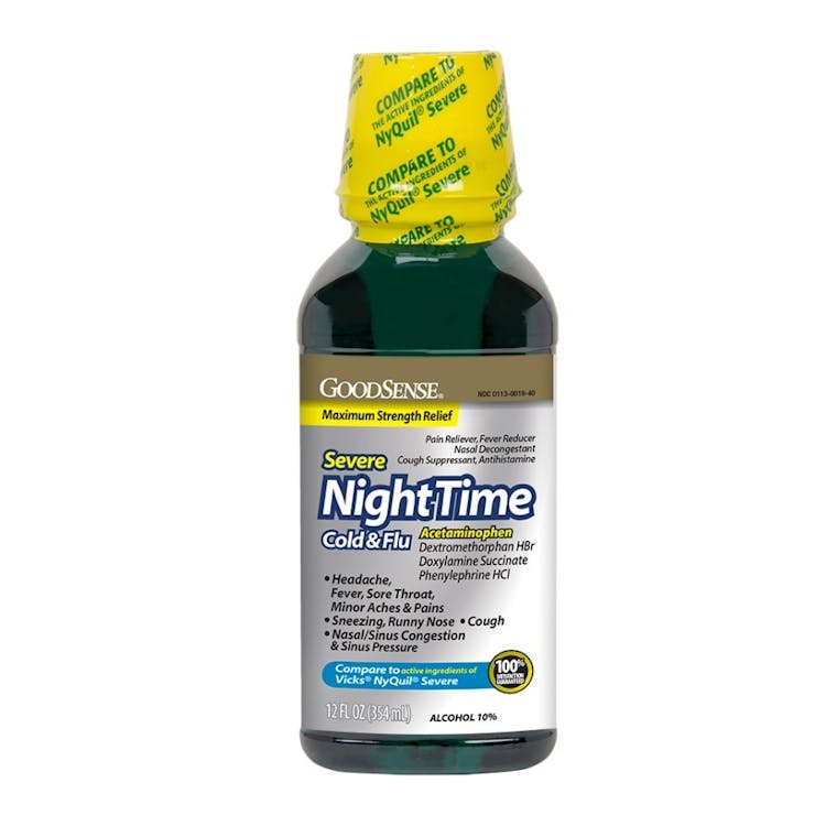 Night Time Severe Cold & Flu Medicine - Max Strength 12 oz 3