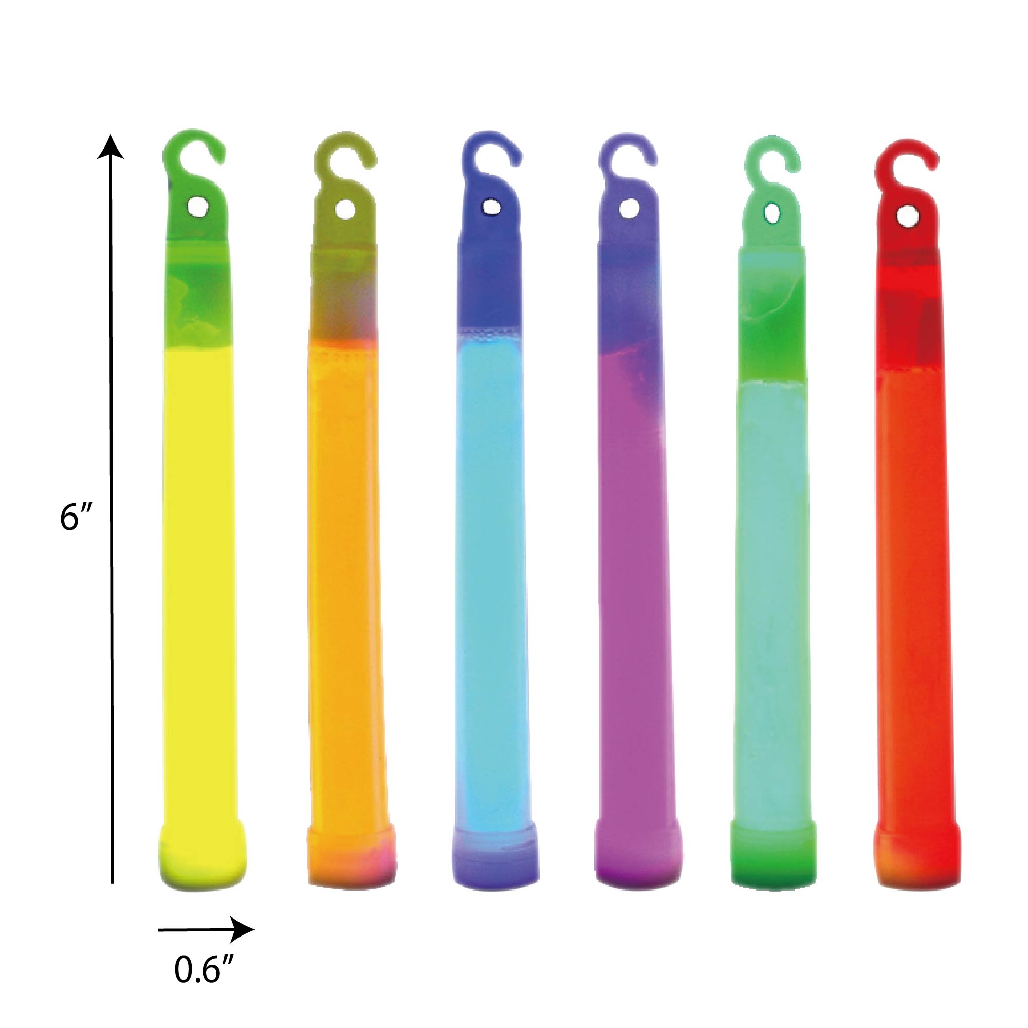 Waterproof 6" Glow Sticks for Parties 5