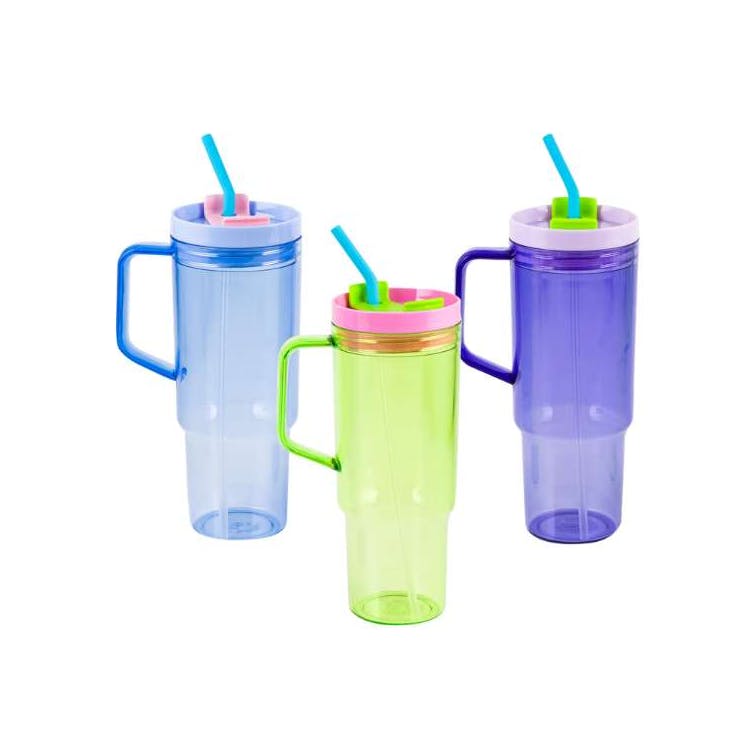 Tumblers with Straw - 40oz Assorted Colors 3