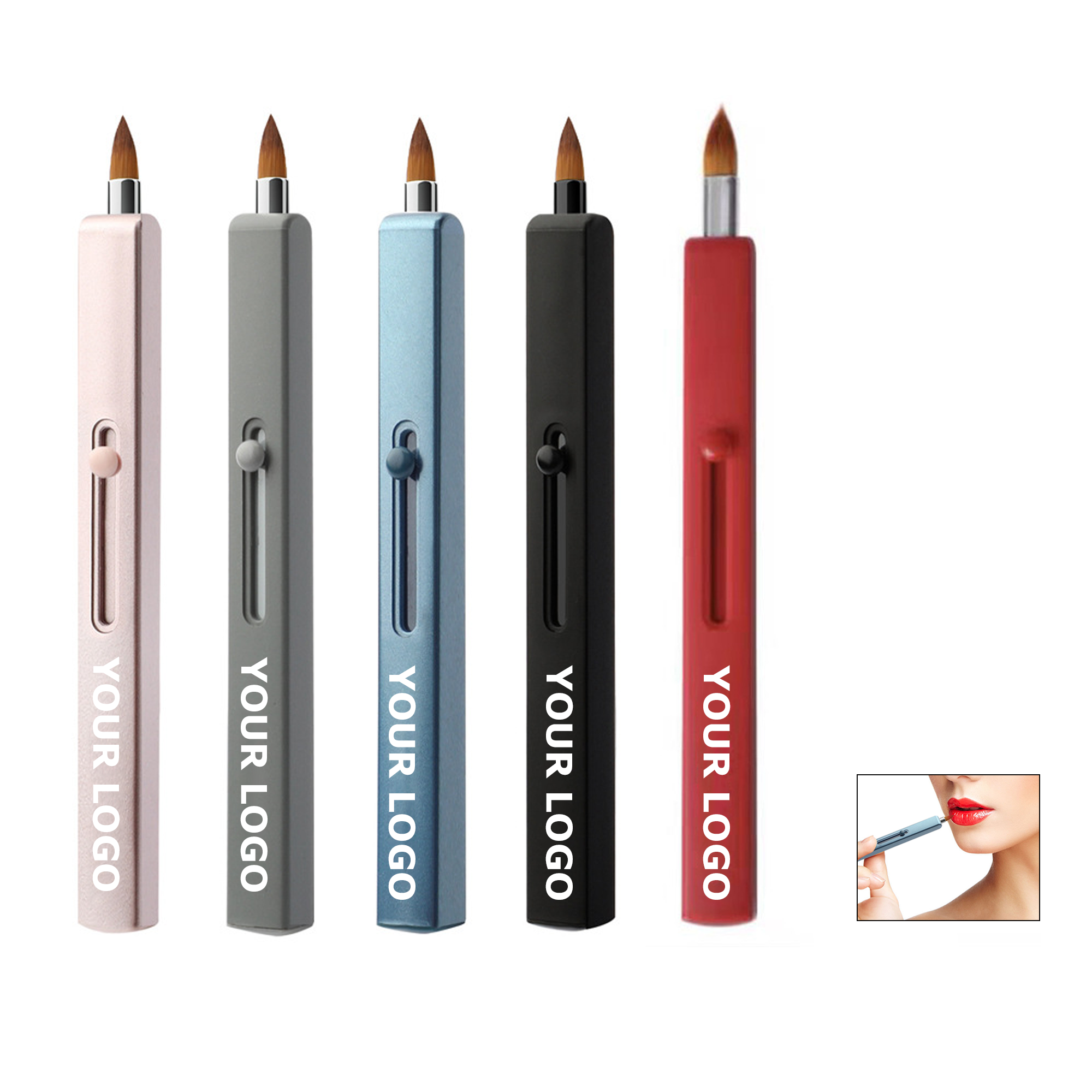 Stretchable Lipstick Brushes 3