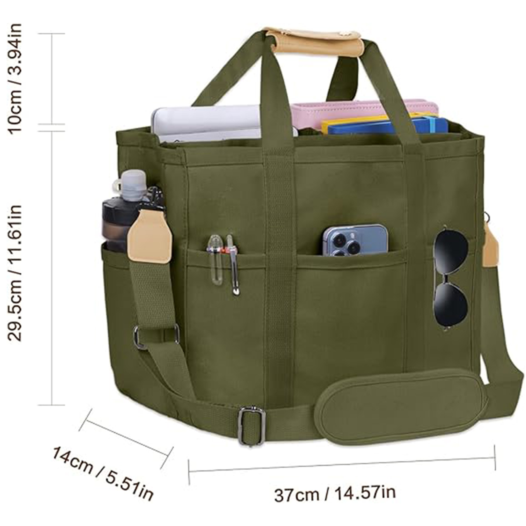 Multifunctional Canvas Tote Bag 20