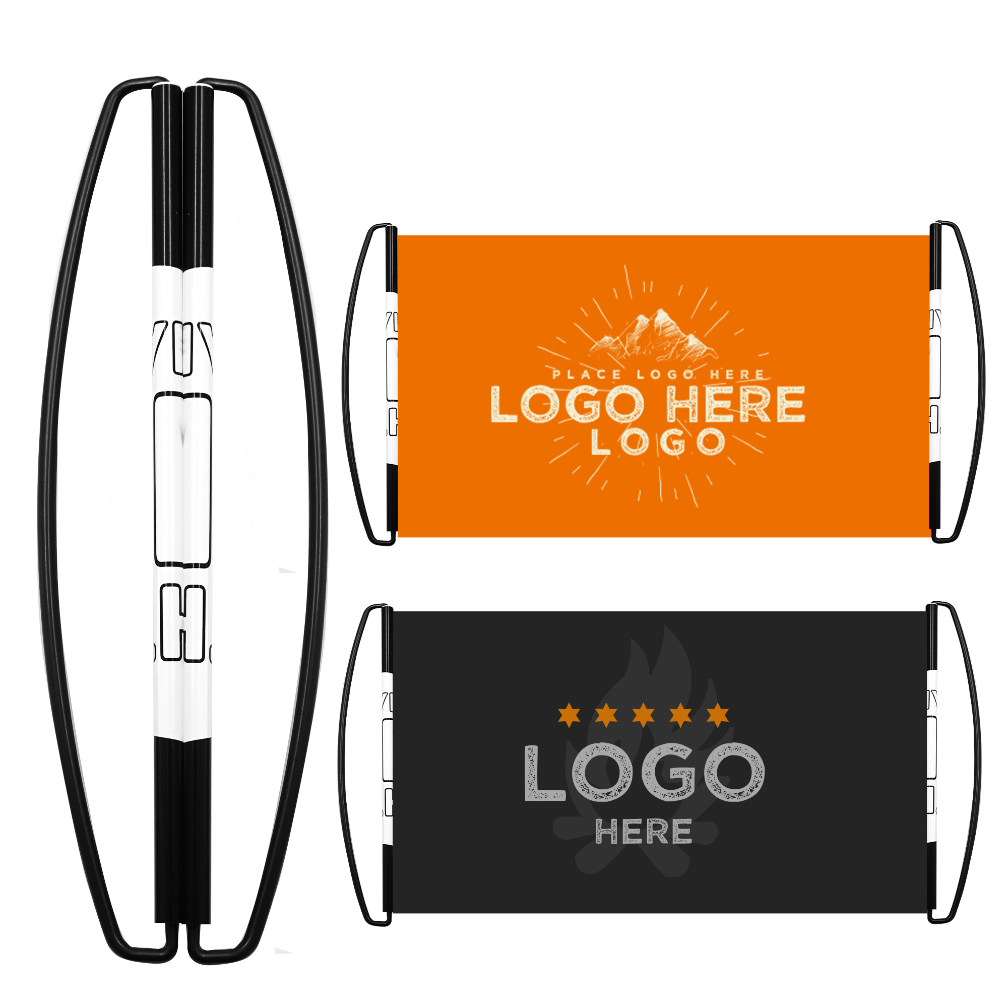 Custom Retractable Handheld Banner