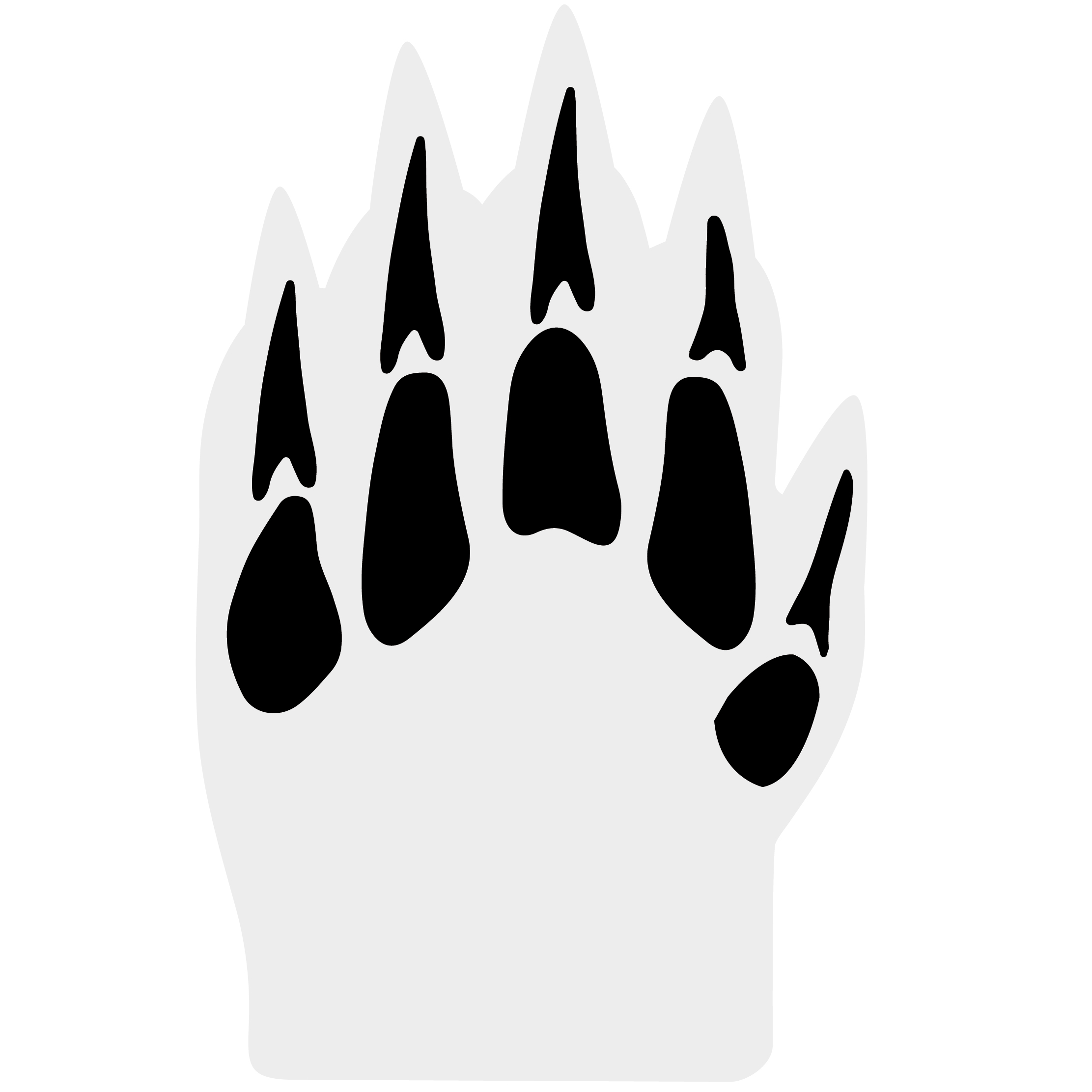 Foam Dinosaur Claw Mitt 58