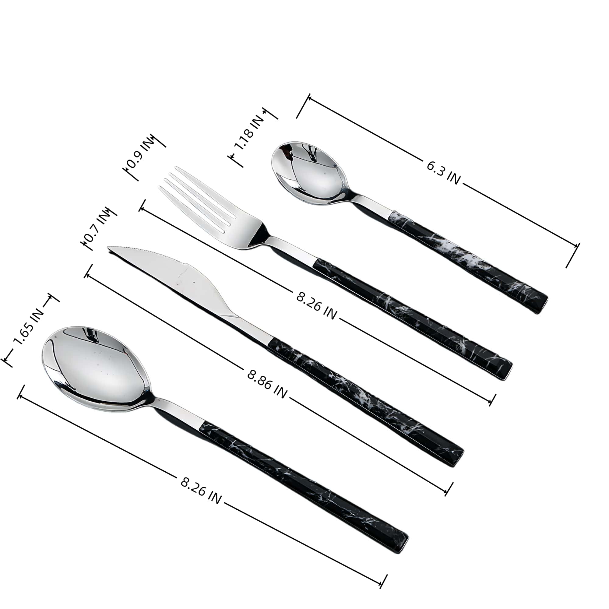 Four-piece Stainless Steel Cutlery Gift Box Set 7