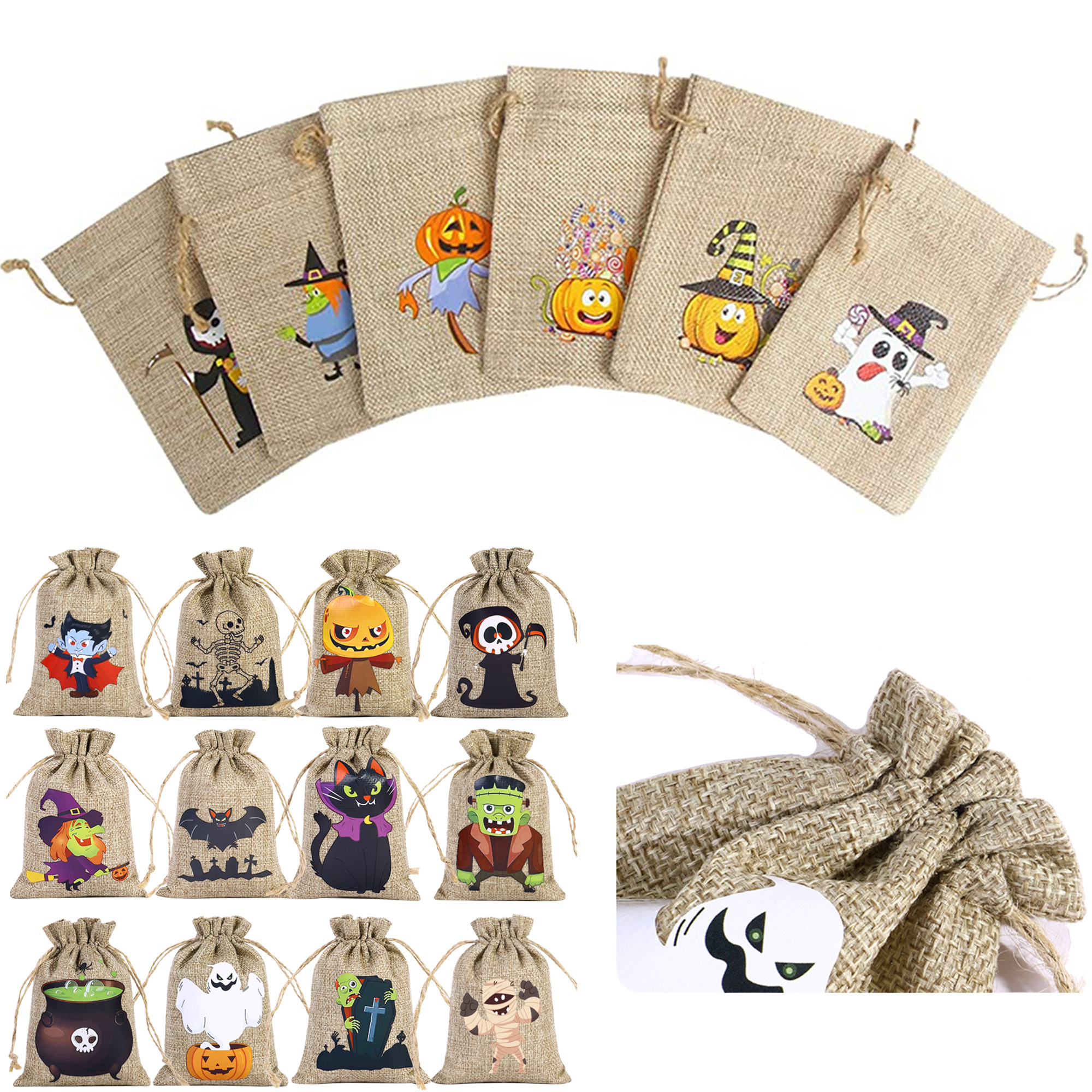 Linen Drawstring Pouch for Jewelry Gifting