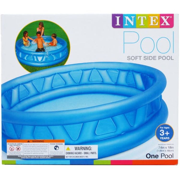 Intex Soft Side Kiddie Pools 74" x 18" 3
