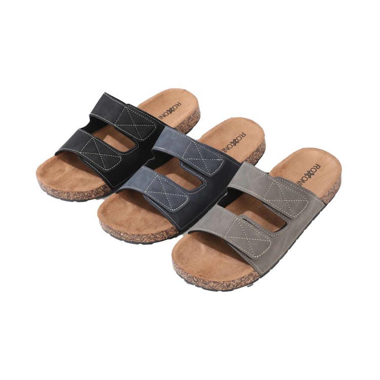 Men's Roxoni Dual Velcro Straps Sandals Assorted S-3XL 3