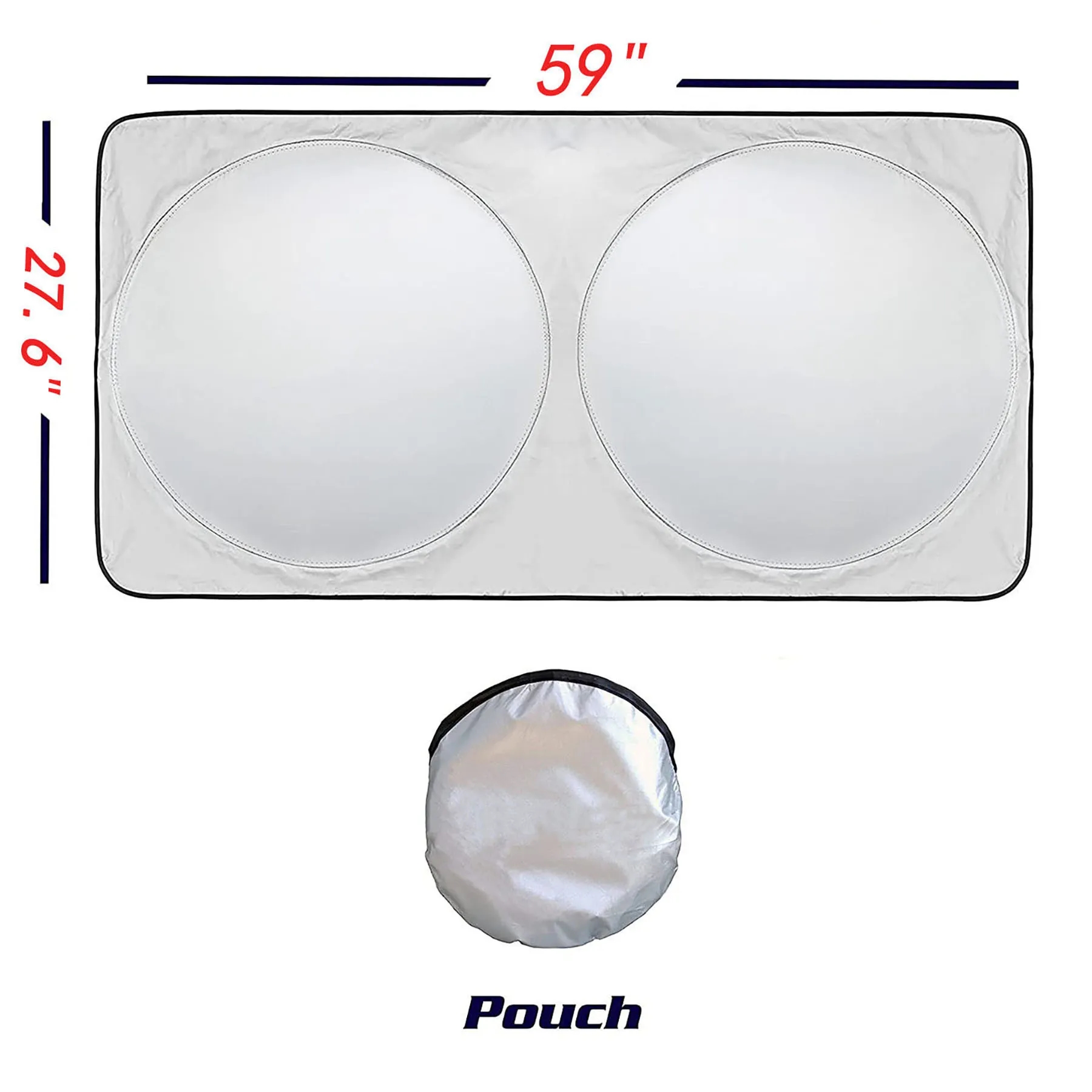 Double Circle Car Sun Shade 6
