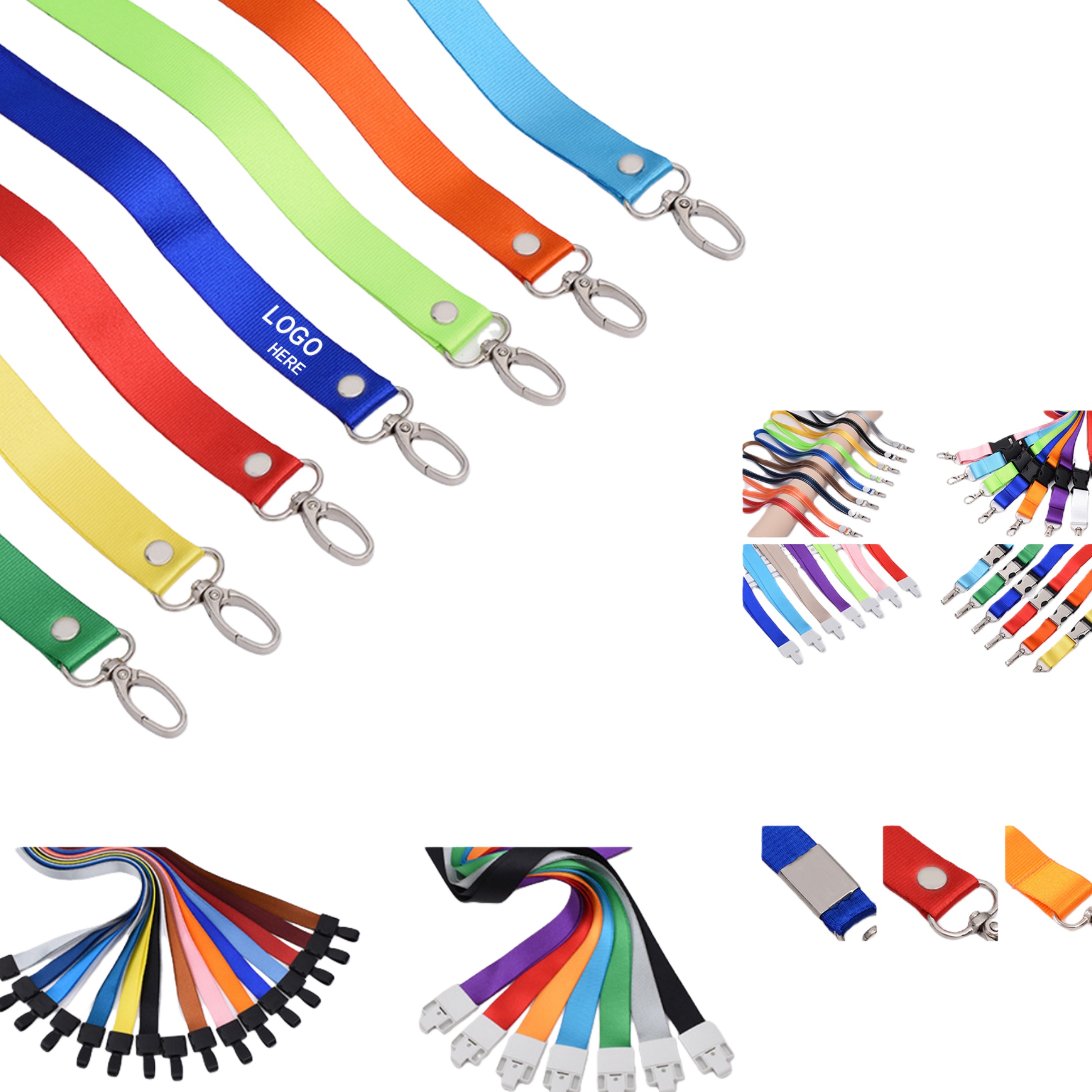 Eco Friendly RPET Lanyard with Safety Breakaway