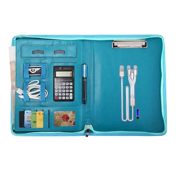 Business Deluxe Portfolio Polyurethane (Pur Or Pu) for employee onboarding gifts