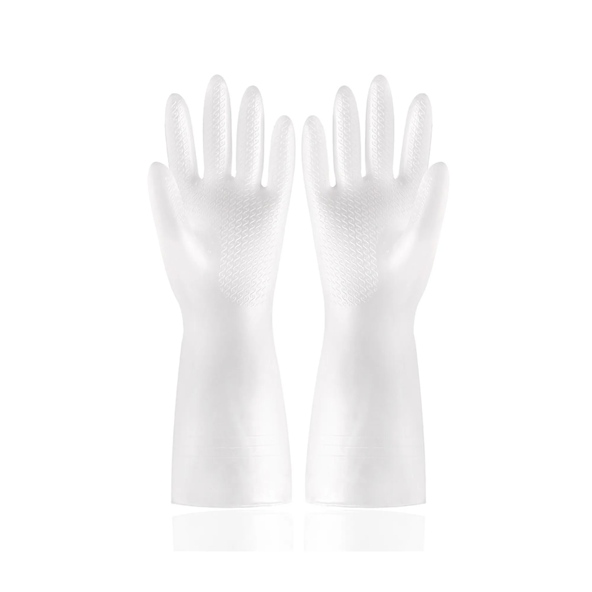 Mixing Color Kitchen Rubber Gloves 19