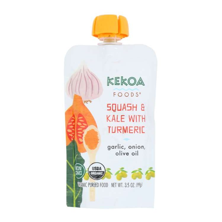 Kekoa Food Baby 6pk - Squash Kale Turmeric