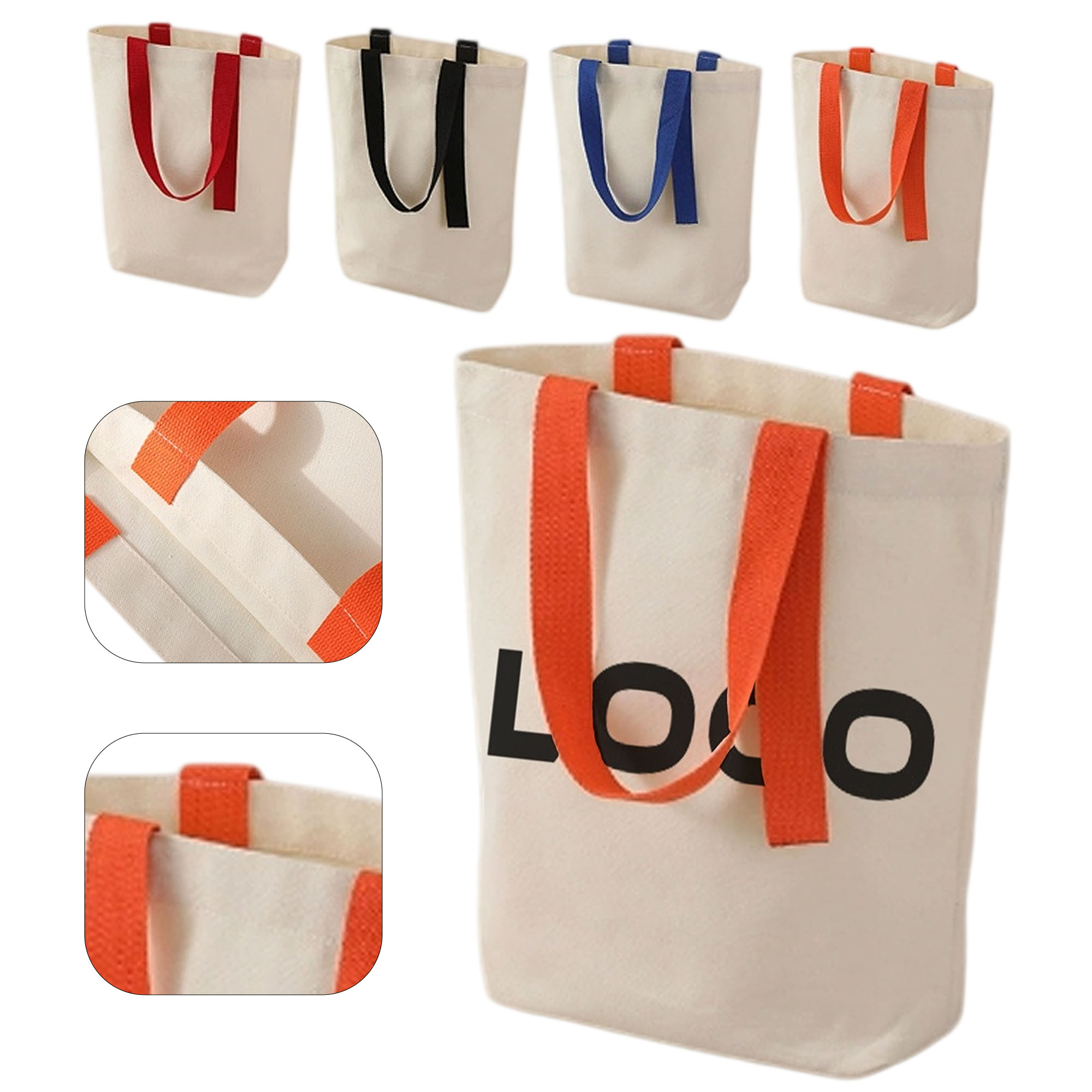 Canvas Tote Bags, custom tote bag with logo imprint 1