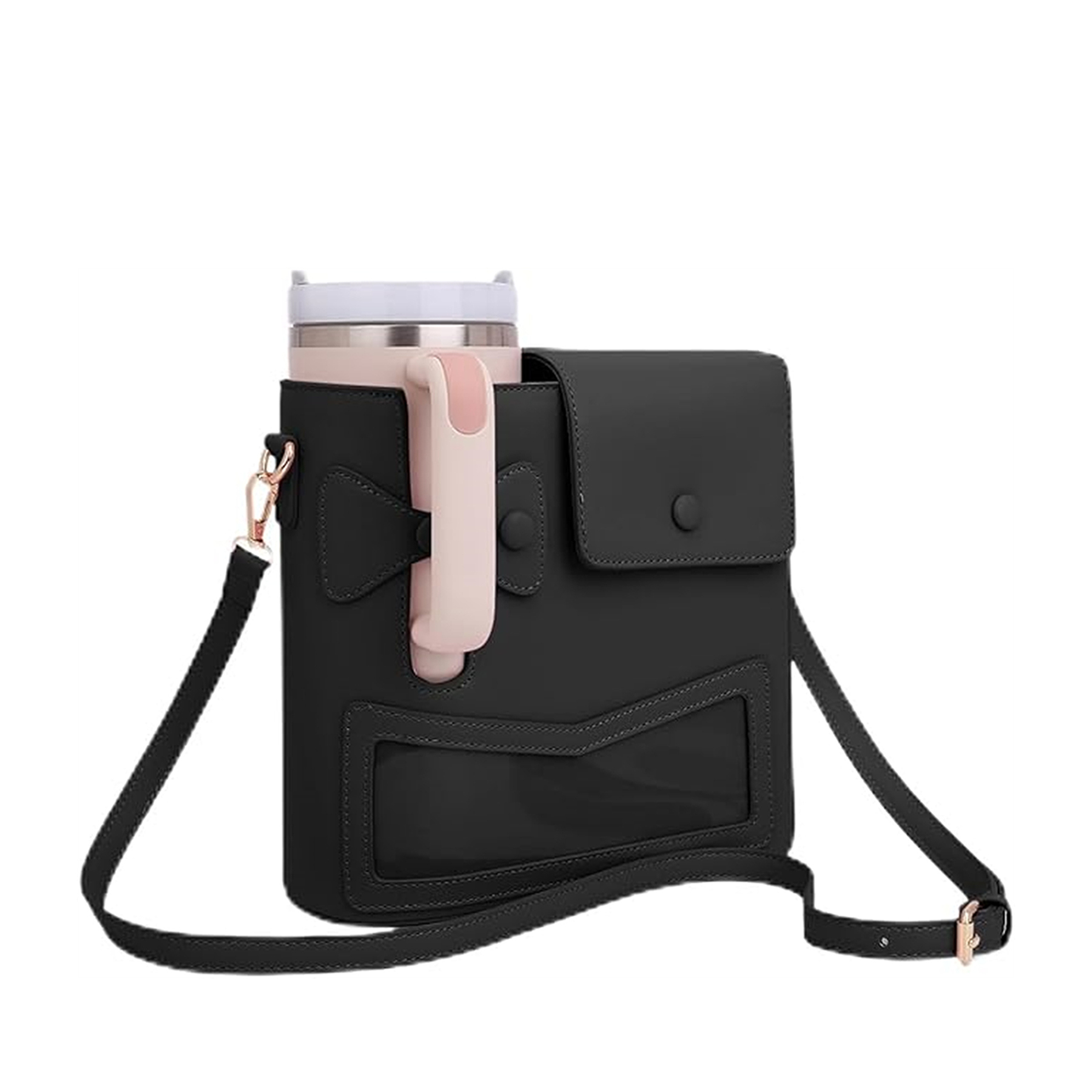 Crossbody Case with Sports Water Bottle Holder 50