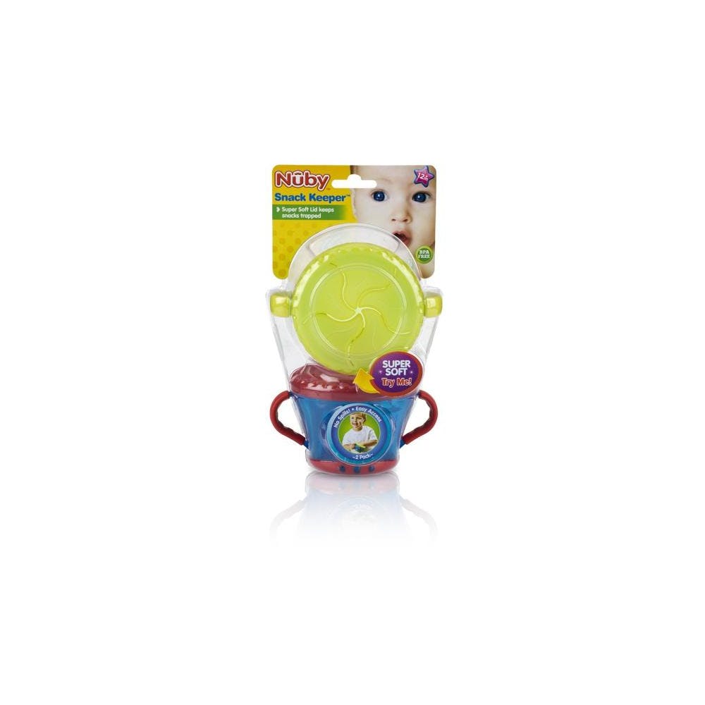 Nuby Snack Keeper Cups - 9 oz 2 Pack 3