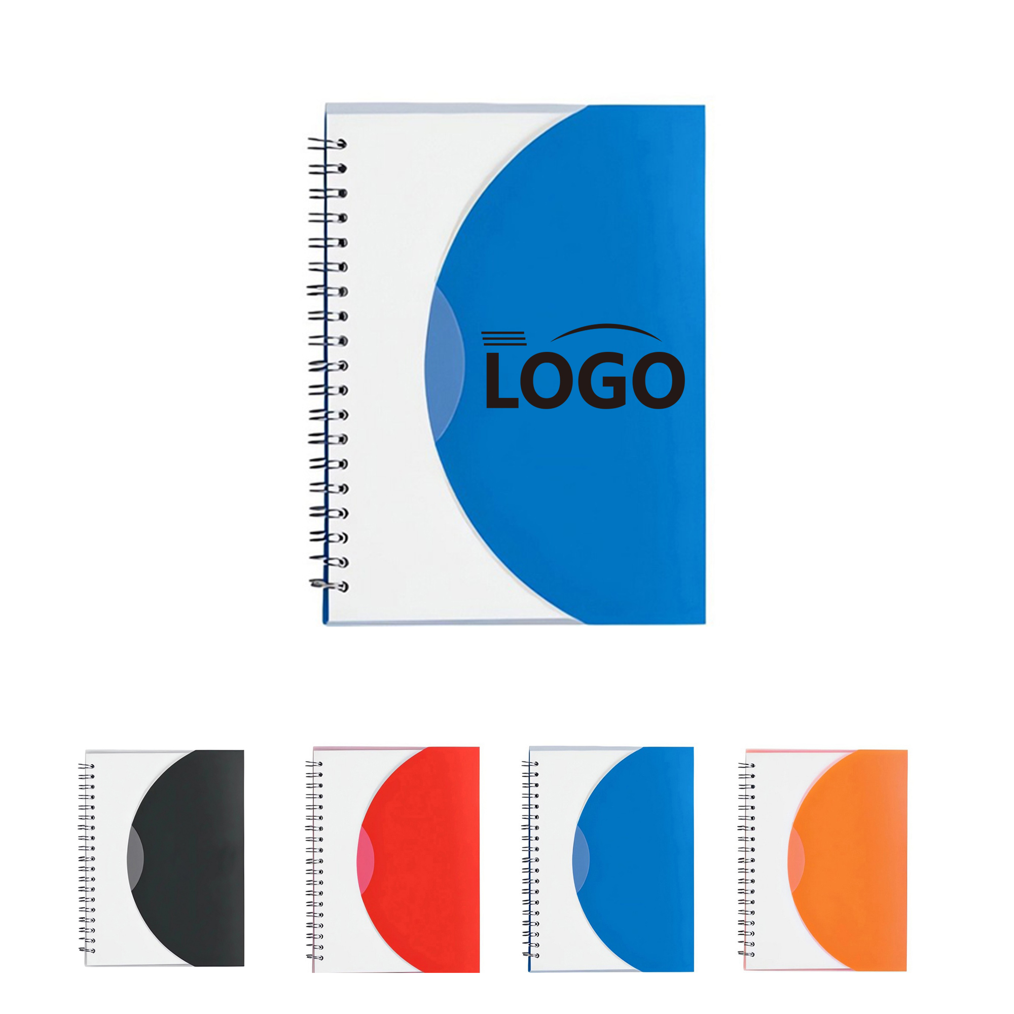 Small Spiral Curve Notebook 4