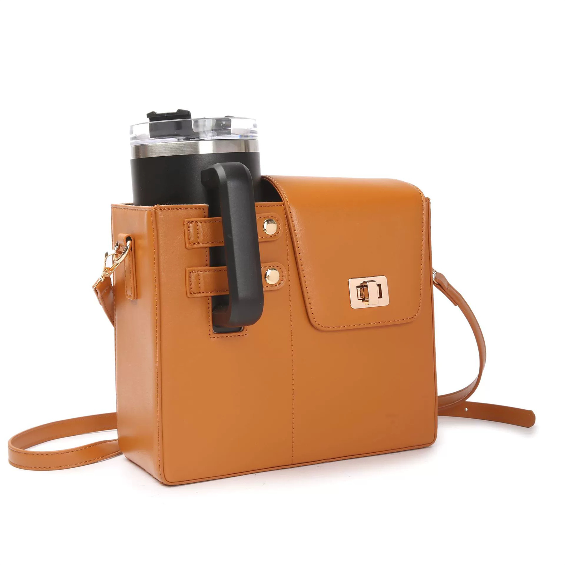 Crossbody Case with Sports Water Bottle Holder 48