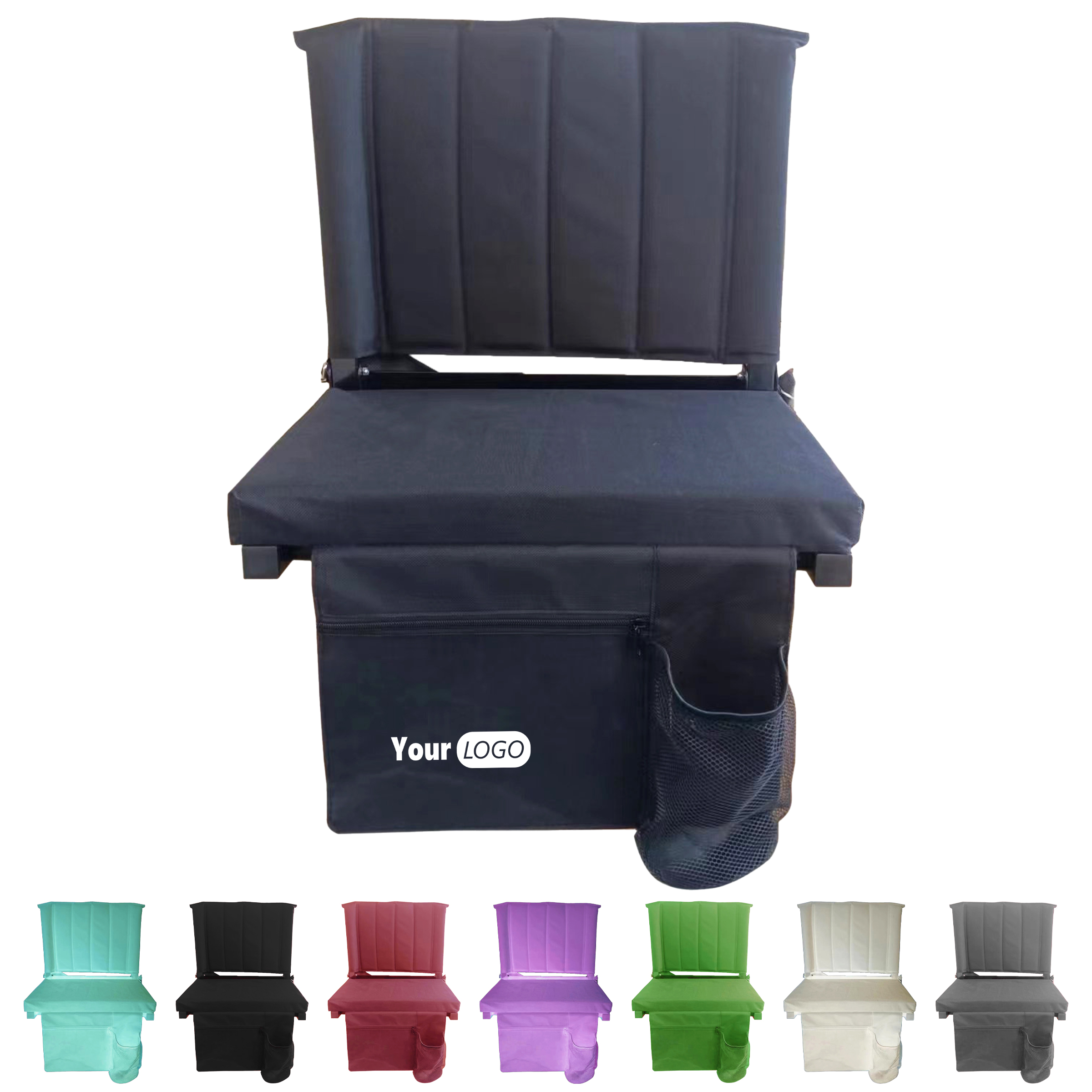 Oxford Folding Stadium Chair With Backrest ®C Portable And Supportive