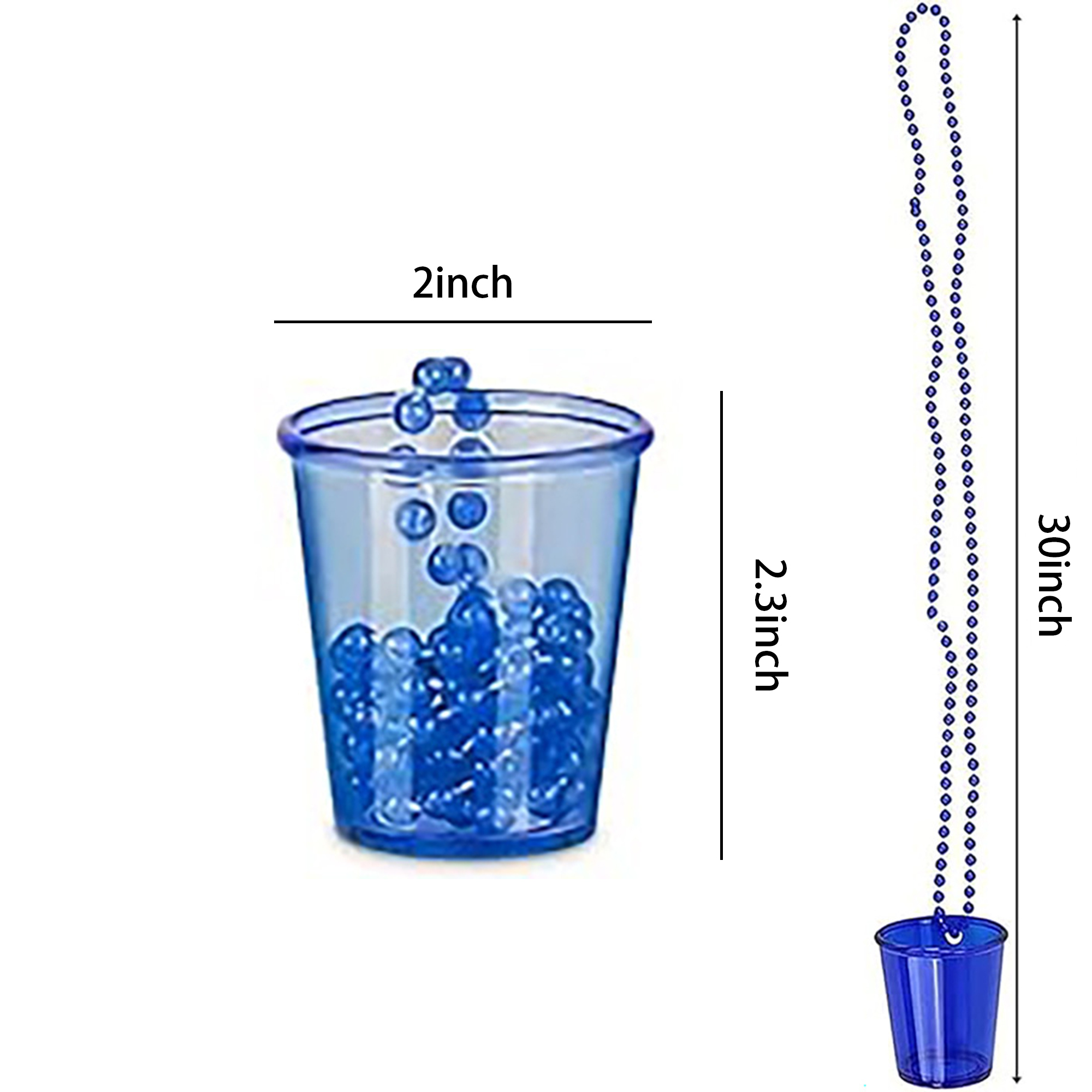 Colorful Plastic Party Bead Cups 16