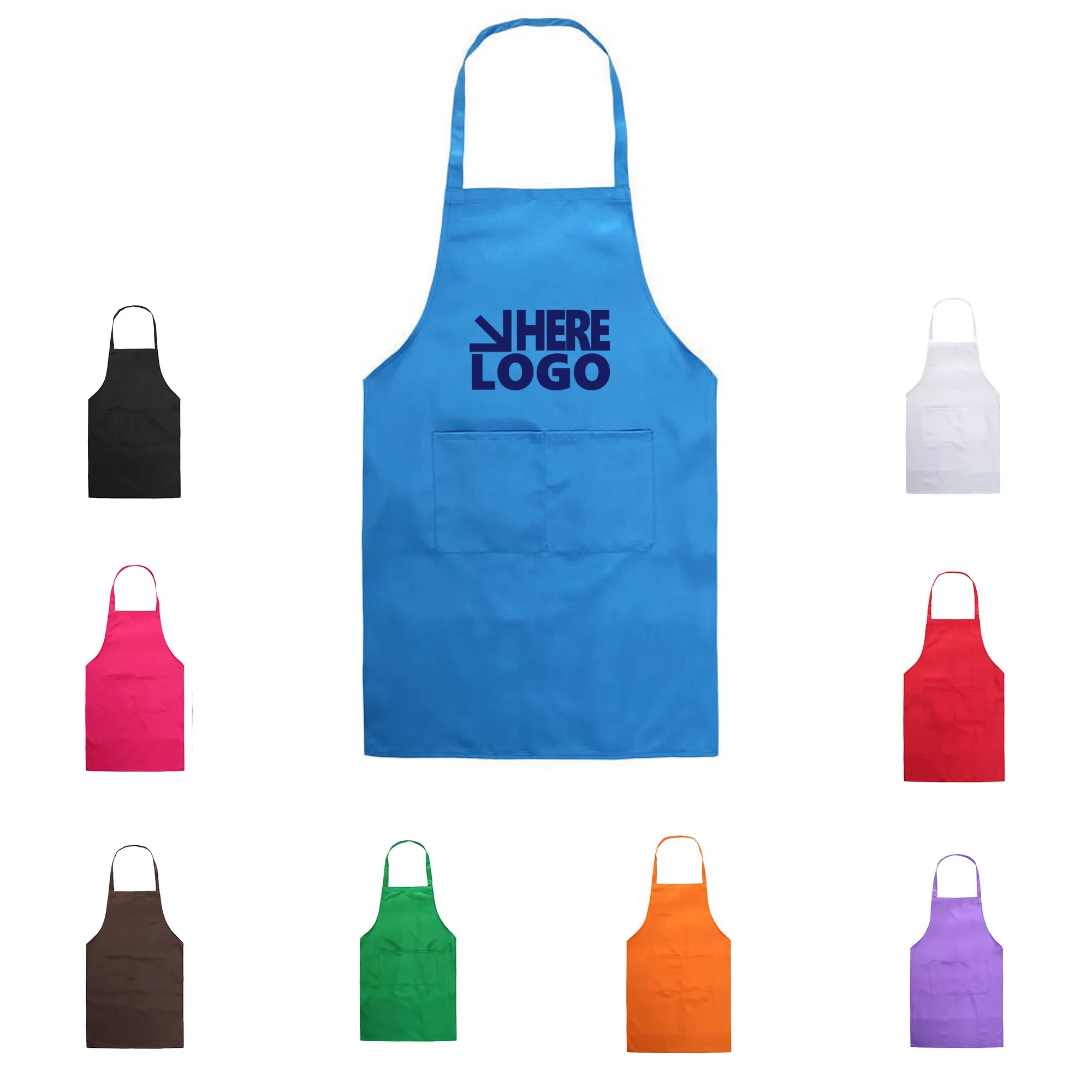 Kitchen Apron With Pocket MOQ 10pcs 17