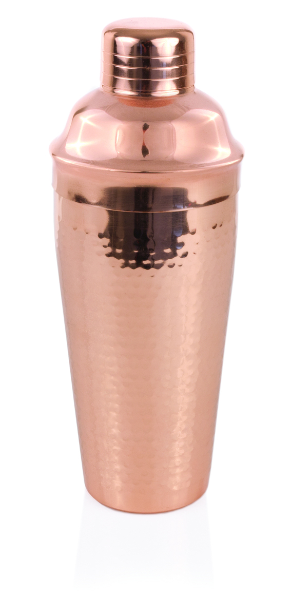 Twine Living Hammered Copper Cocktail Shaker #4072 - Thumbnail 4