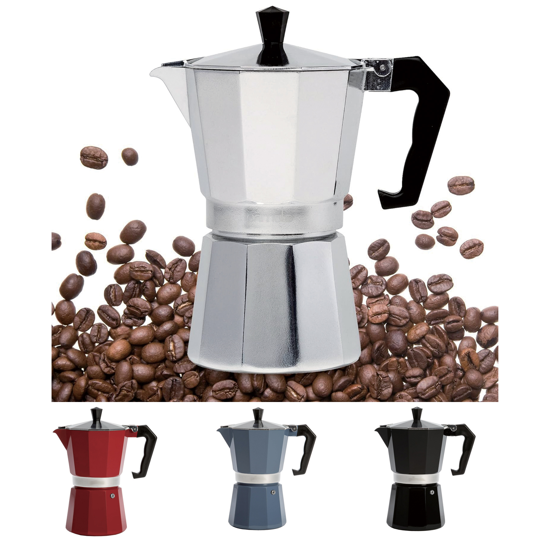 Classic Stovetop Espresso and Coffee Maker 13