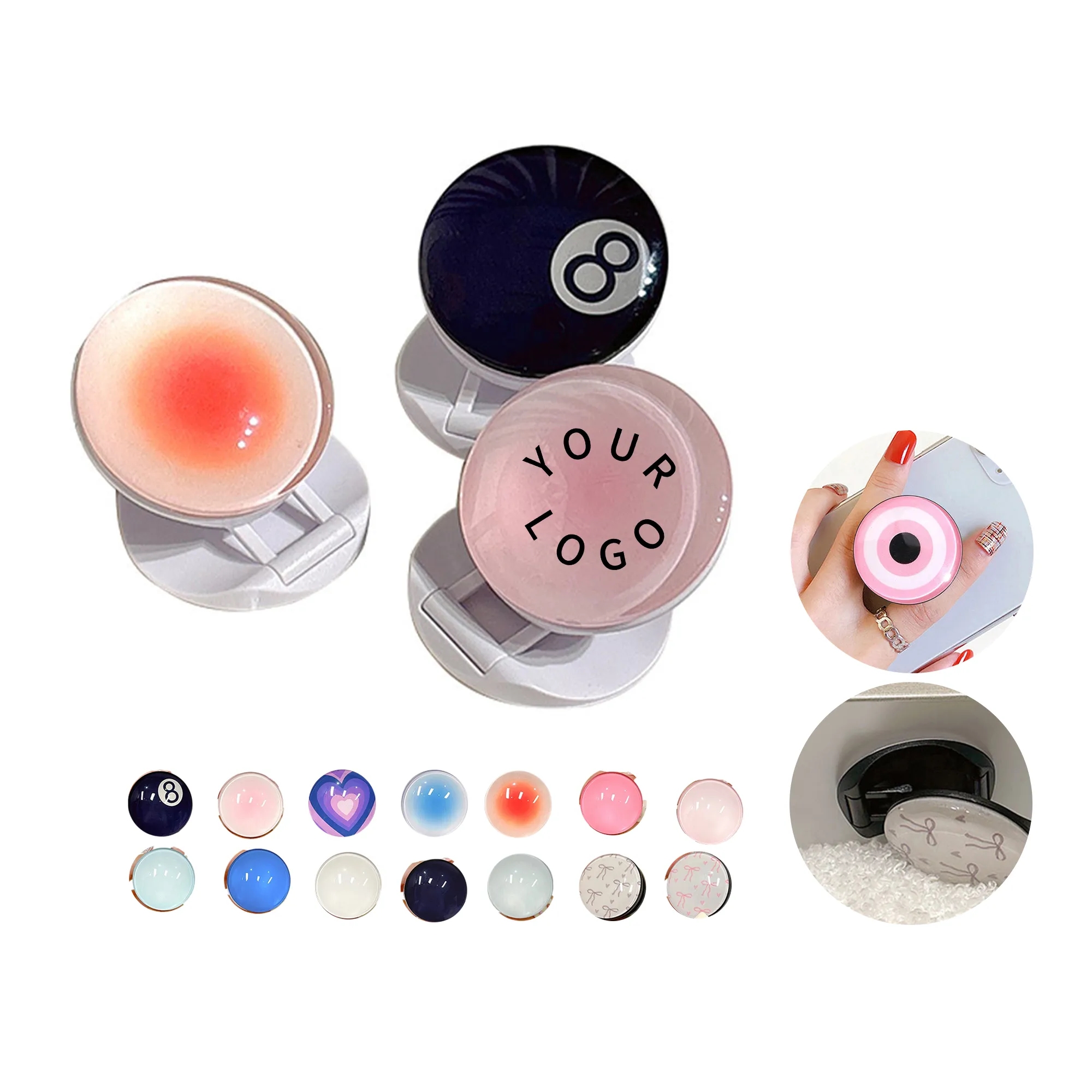 Custom Phone Ring Holder for Secure Grip and Hands-Free Use