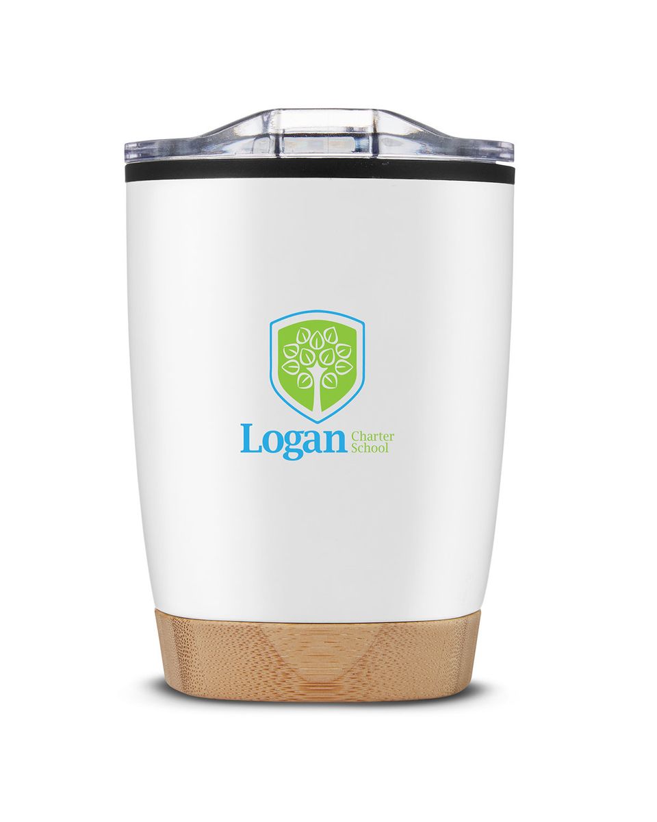 12oz Symmetry Tumbler With Bamboo Base - MG480