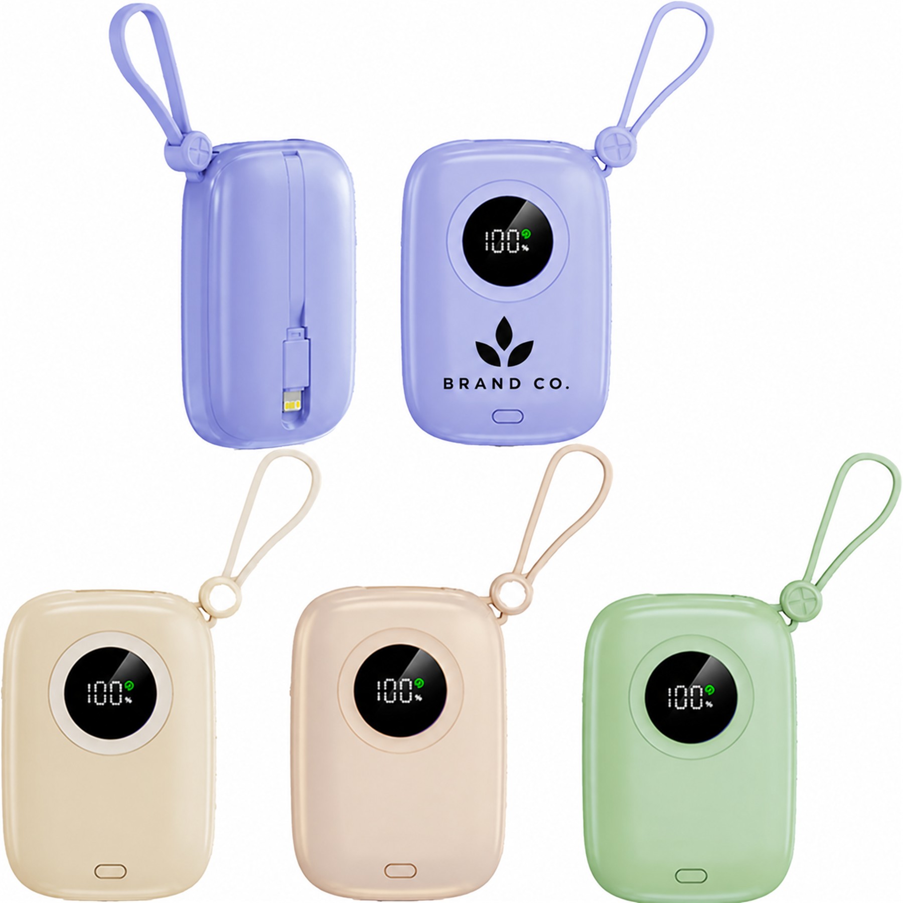 10000mAh Portable Digital Display Power Bank