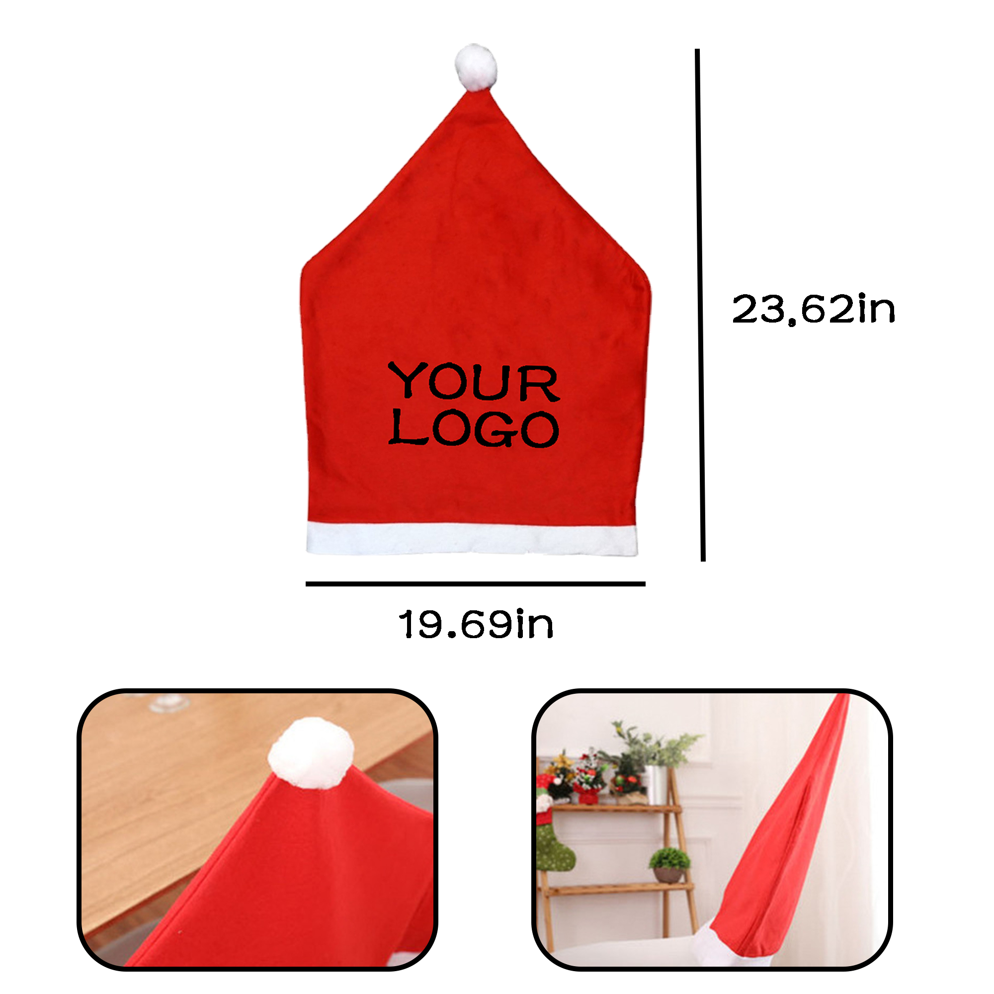MOQ 10 PCS Santa Claus Chair Cover 3