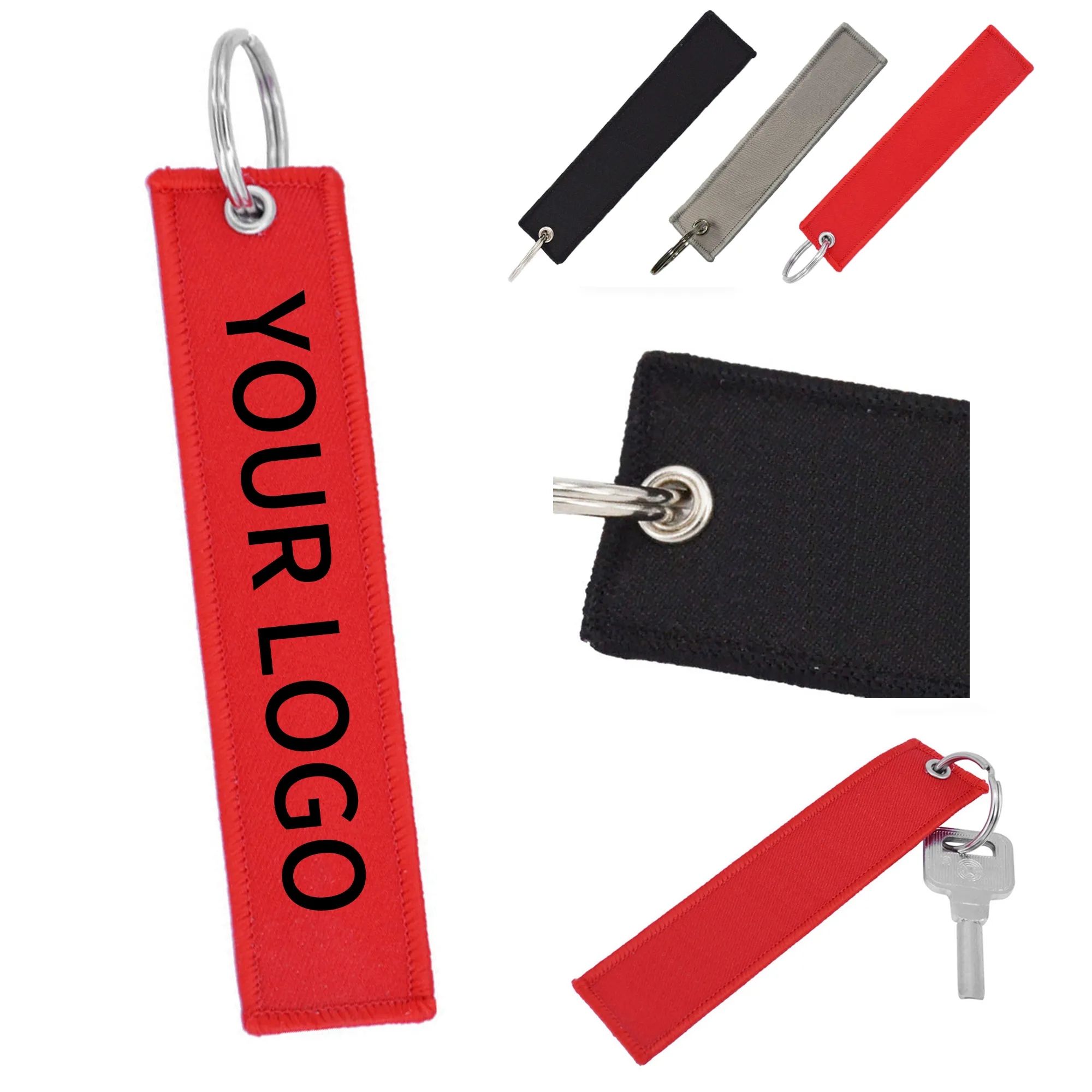 Polyester Woven Keychain 5 Inch for Gifting or Events