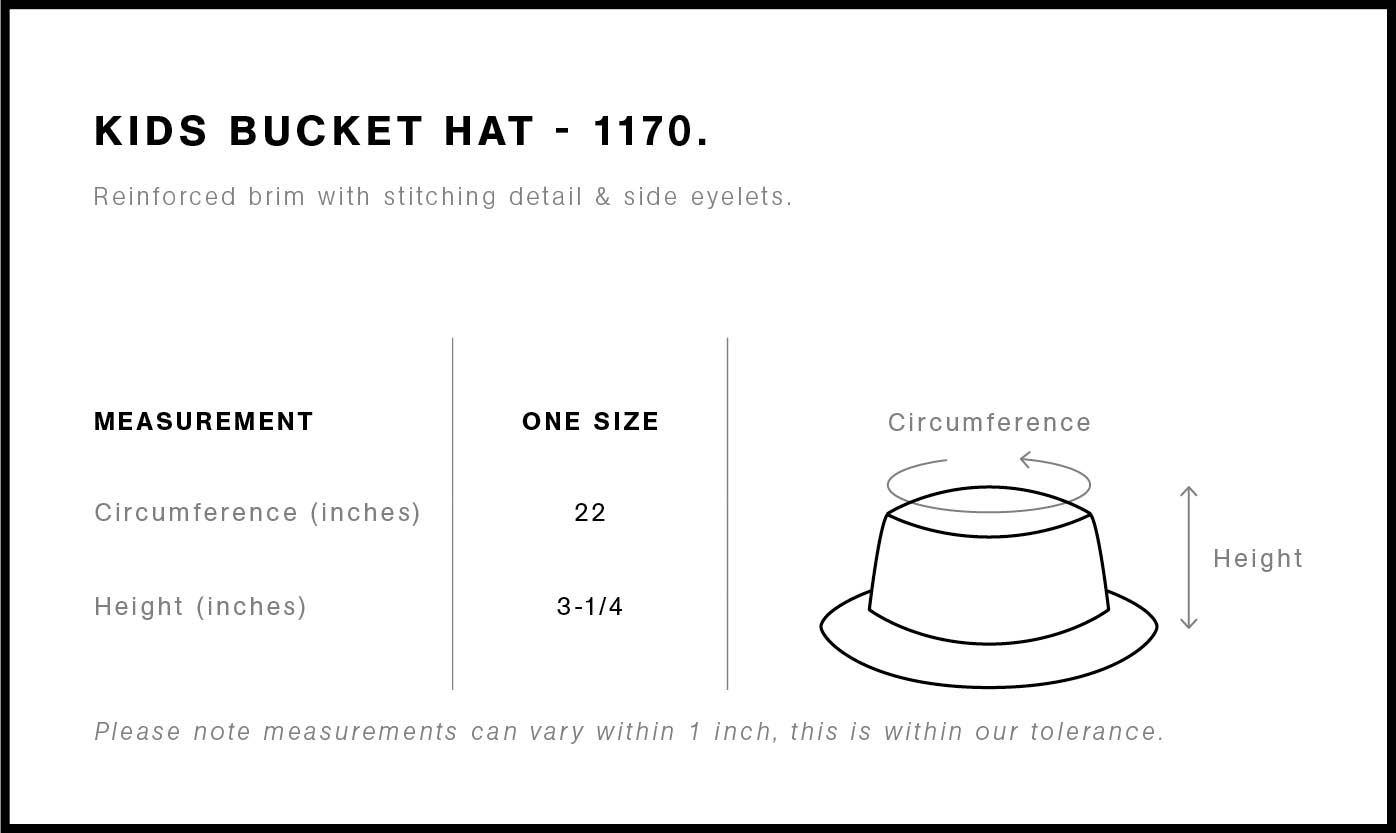 Kids Bucket Hat | 1170 31