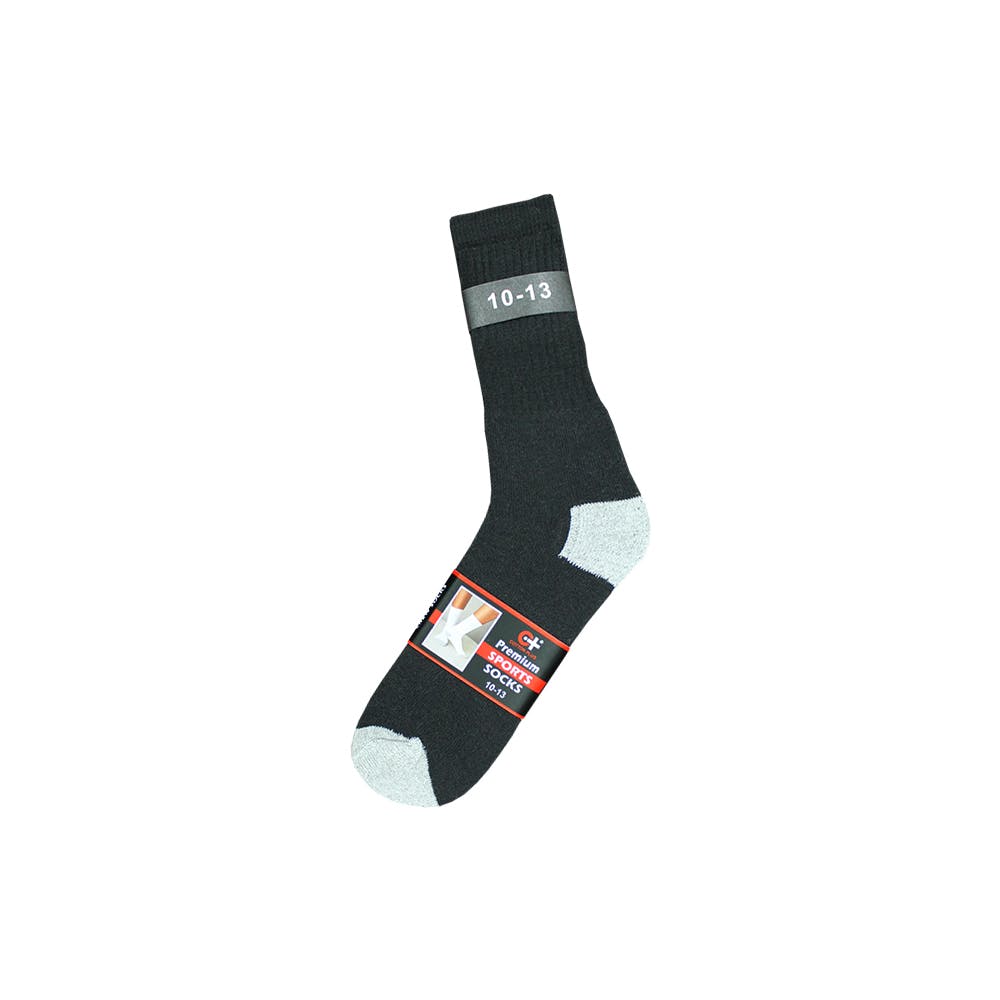 Women's Sports Socks - Black Size 9-11 3