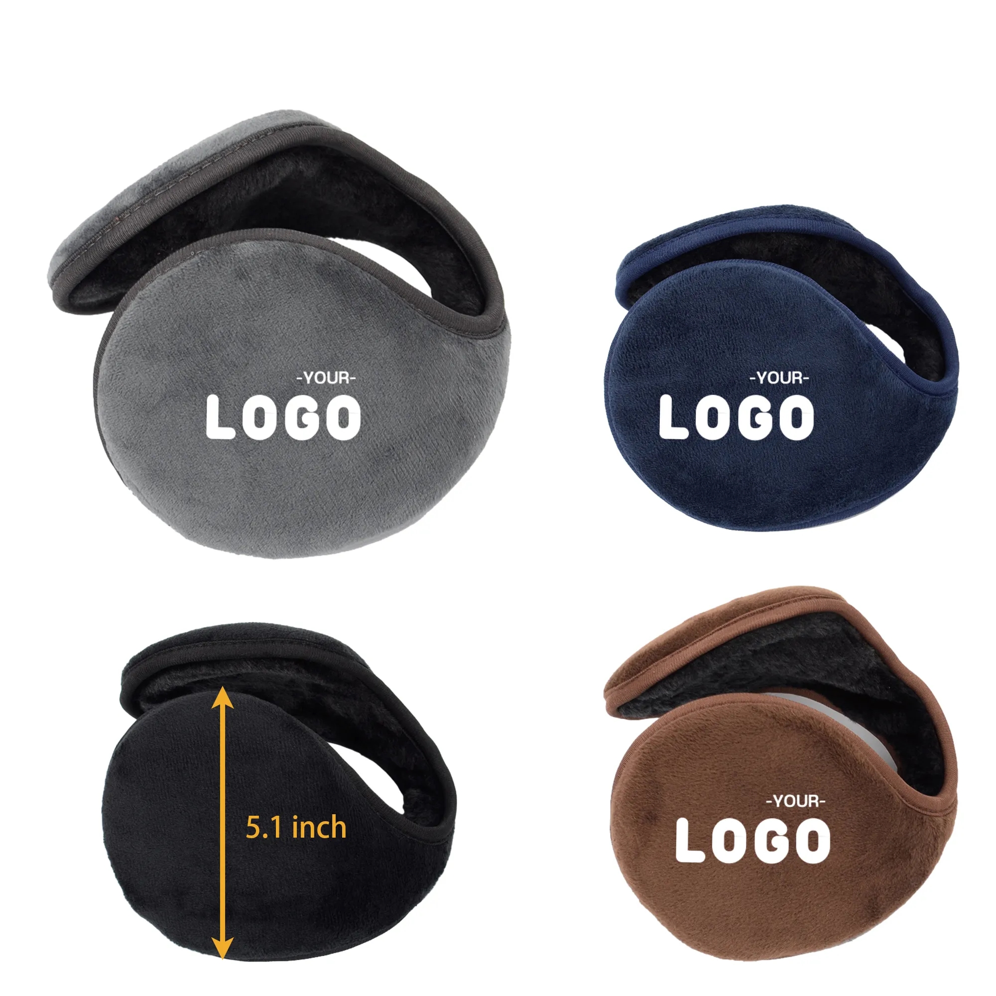 Foldable Earmuffs Winter Ear Warmers 12
