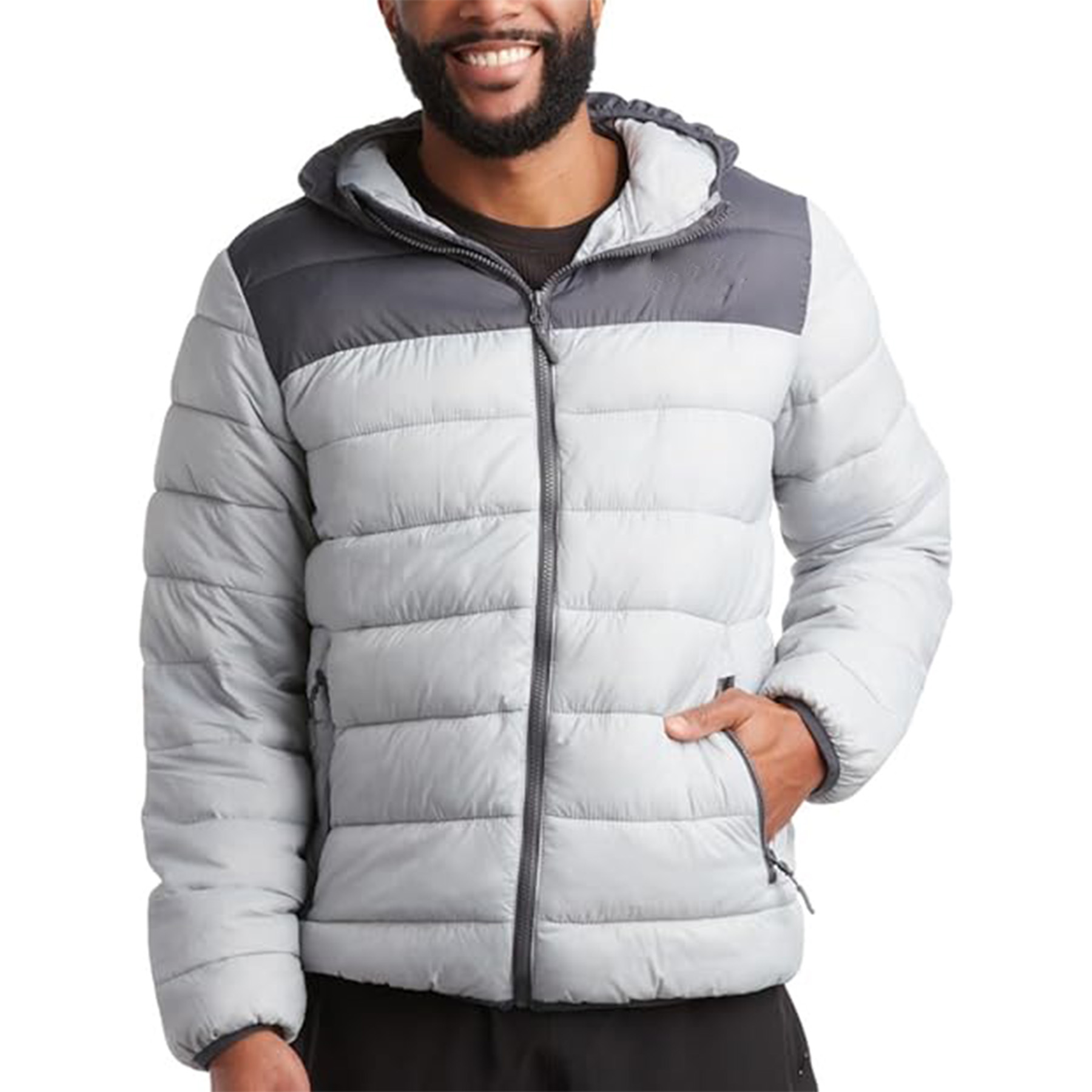 Warm Hooded Quilted Down Jacket 41