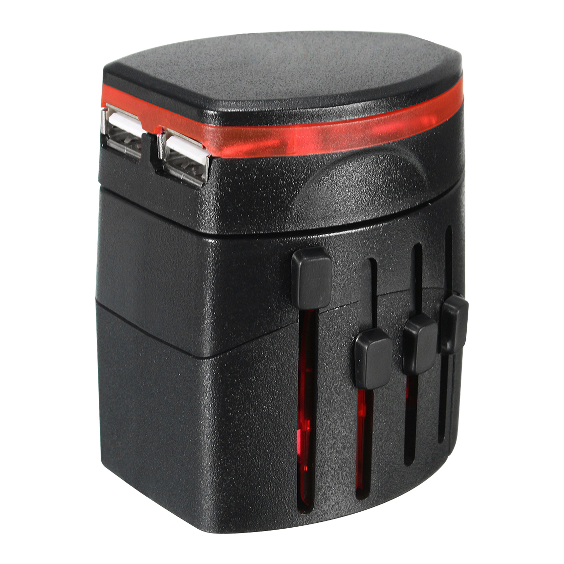 International Universal Travel Power Adapter With 2 USB Ports 3