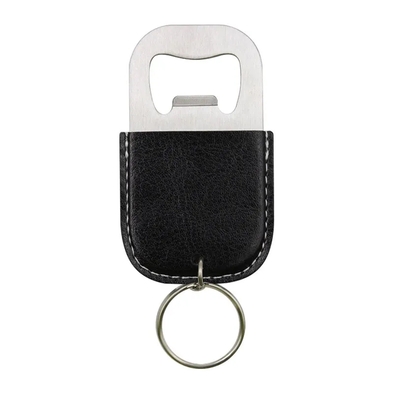 PU Stainless Steel Bottle Opener Keychain 6