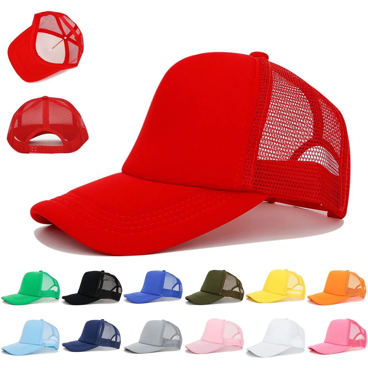 Canvas Mesh-Back Hat