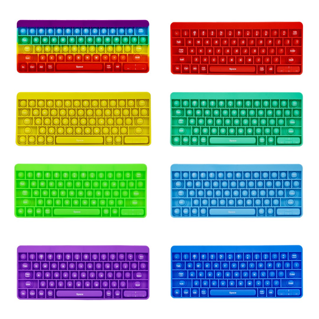 Keyboard Push Pop Fidget Toy