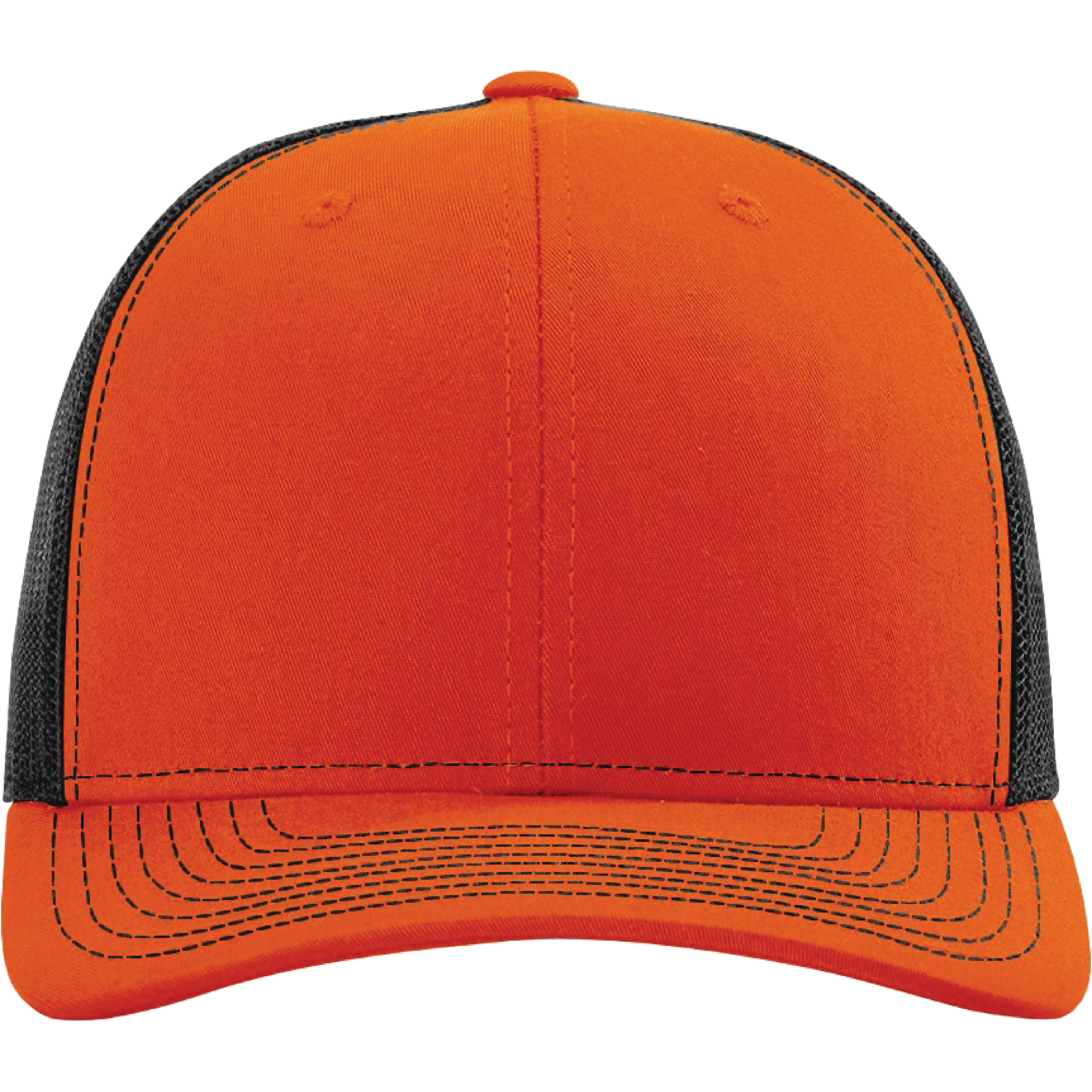 Richardson 112 6-Panel Snapback Trucker Hat w/Leatherette Adhesive Patches or Embroidery 501