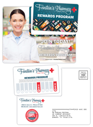 Laminated Die-Cut Postcard (5.5x4.25) w/Detachable Card (3.375x2.125)