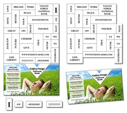 Magna-Phrase Magnet - 3.5x5.75 with Business Card Magnet 40 Mil Outdoor Safe