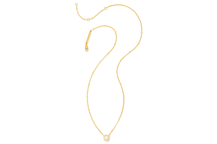 Kendra Scott Davie Pearl 18K Gold Vermeil Pendant Necklace in Freshwater Cultured Pearl 2