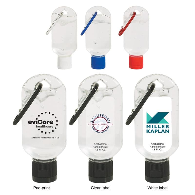 1.8 oz. Hand Sanitizer with Carabiner