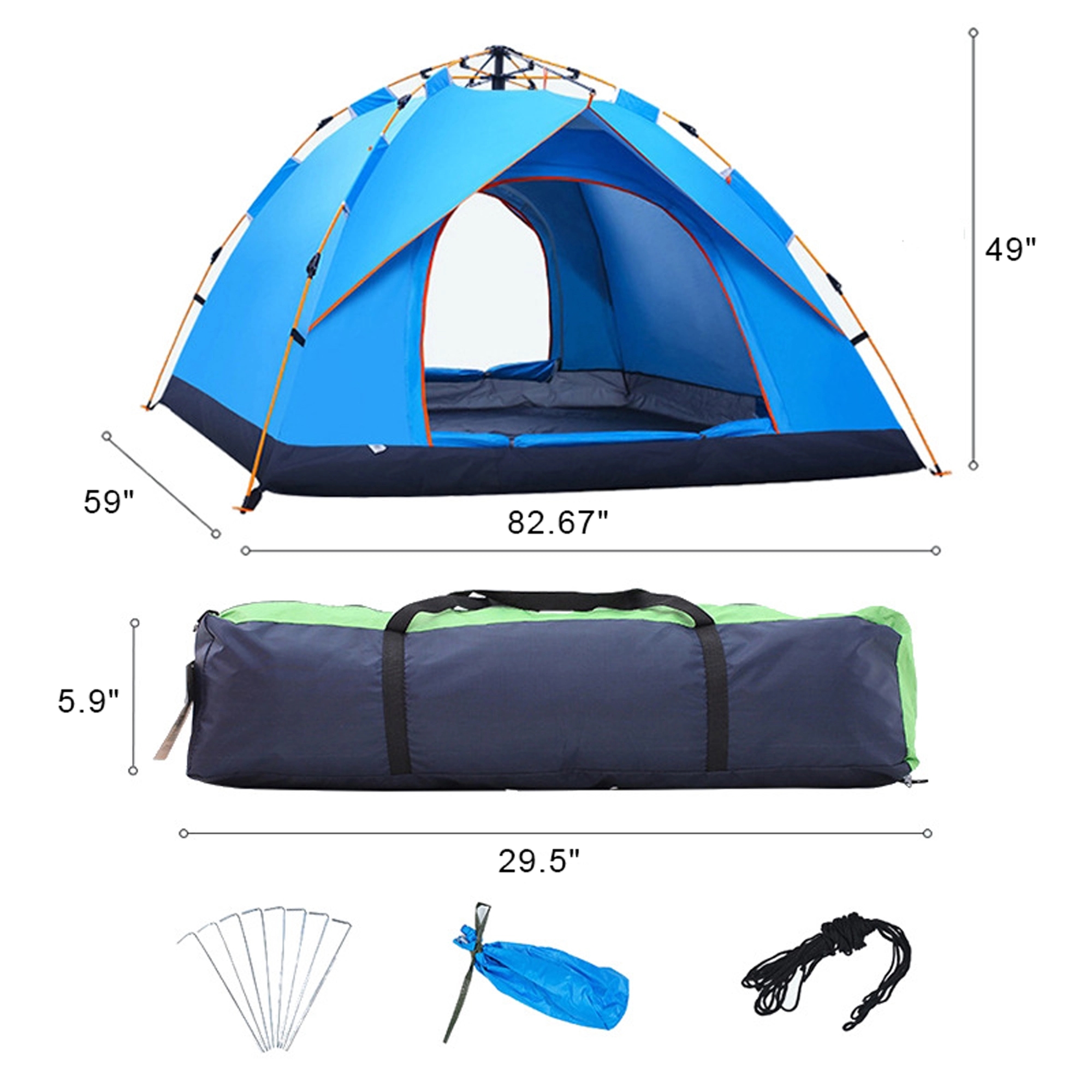 Fully Automatic Outdoor Tent MOQ 10PCS 19