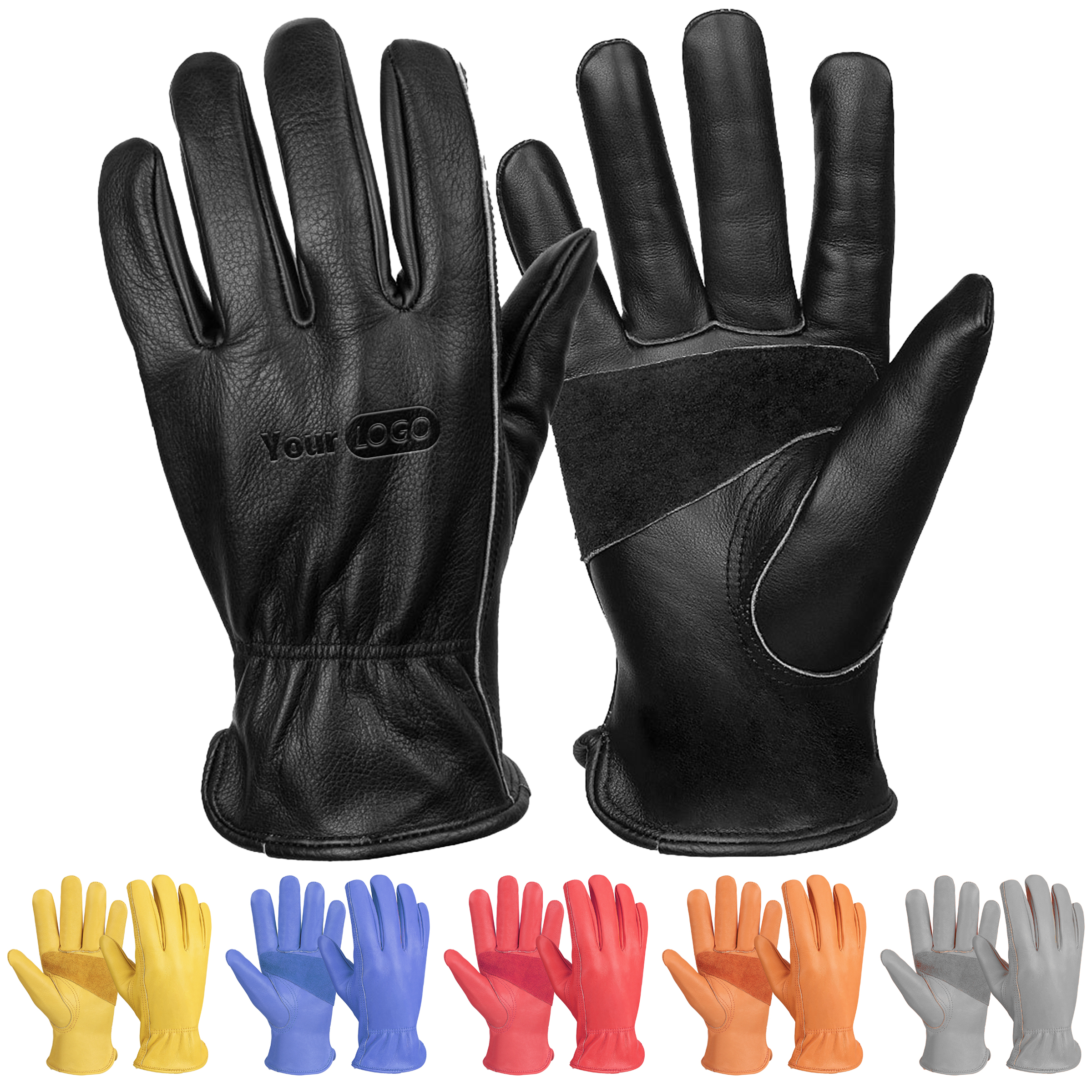 Cowhide Horticultural Planting Protective Gloves 11