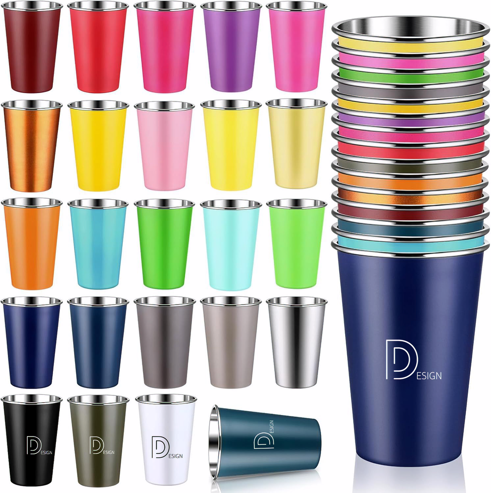 17oz Stainless Steel Shatterproof Pint Cup