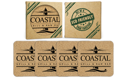 Square Cork Coaster (Set of 4)